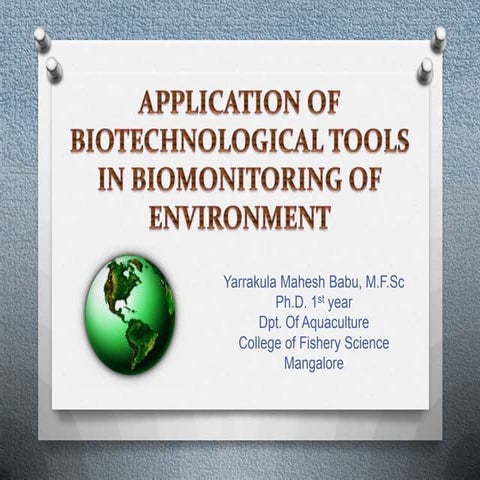 Biotechnological tools