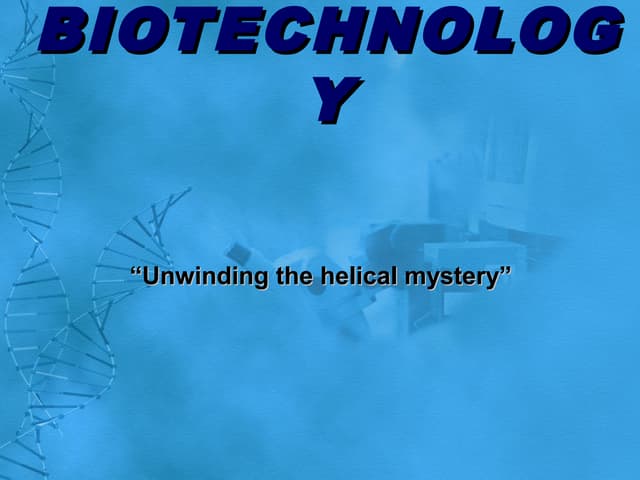 Biotechnology 