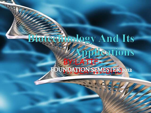 Biotechnology 