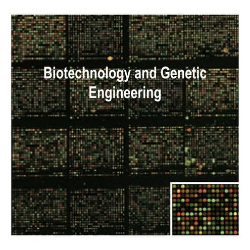 B I O T E C H N O L O G Y  A N D  G E N E T I C  E N G E N E E R I N G