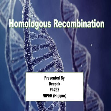 homologus recombination