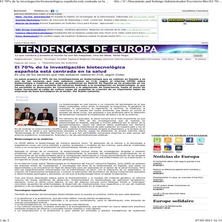 Biotecnológica medicina