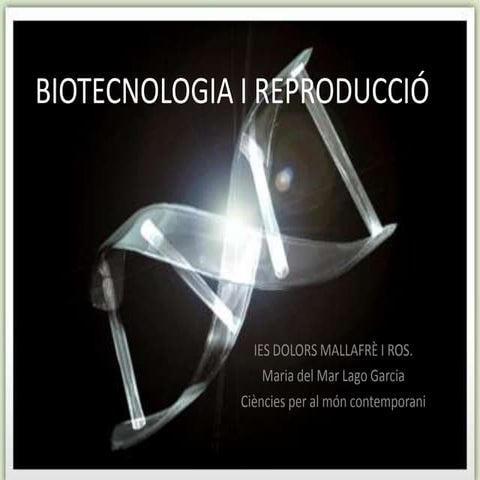 Biotecnologia i reproducció
