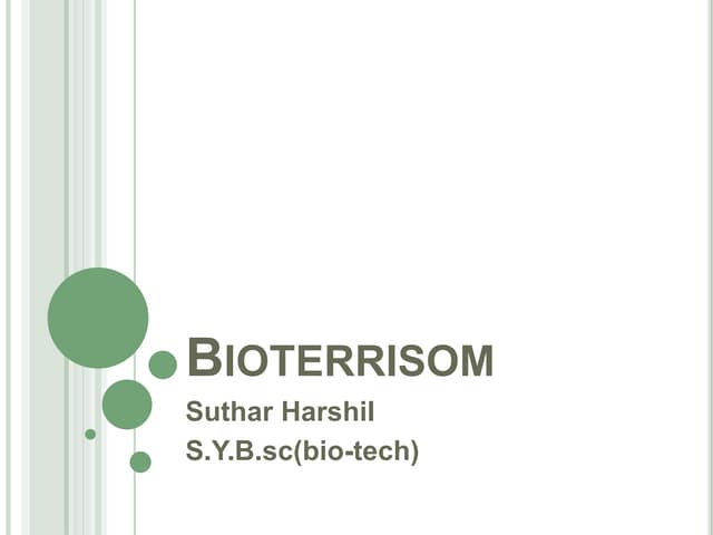 Bioterrisom