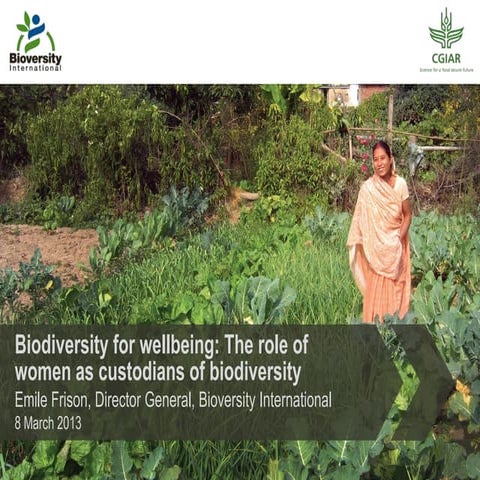 Celebrate International Women's Day 2013 with Bioversity International