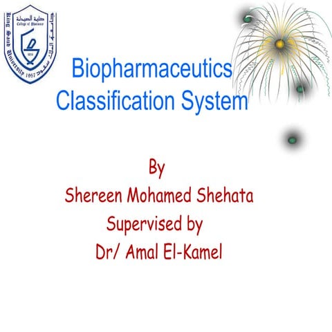 Biopharmaceutics Classification System