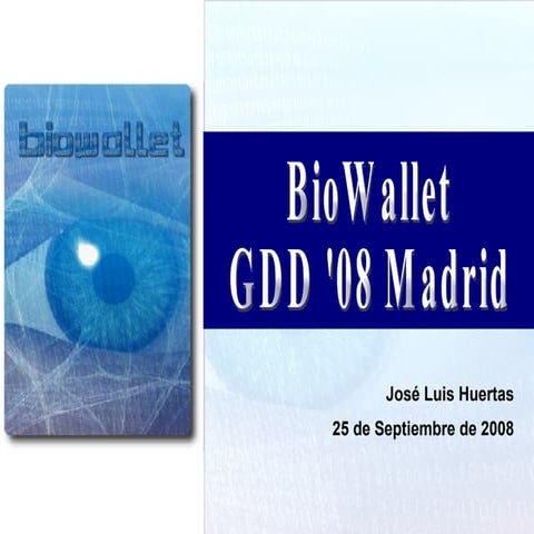 BioWallet GDD08 Madrid