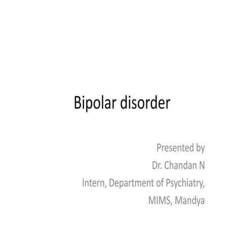 Bipolar disorder