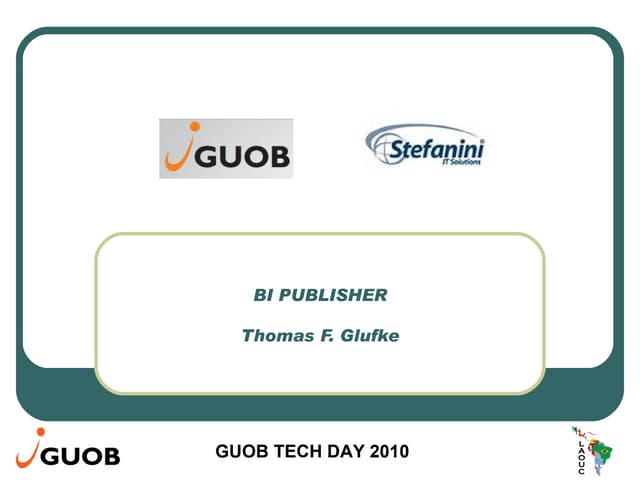 Oracle BI Publisher