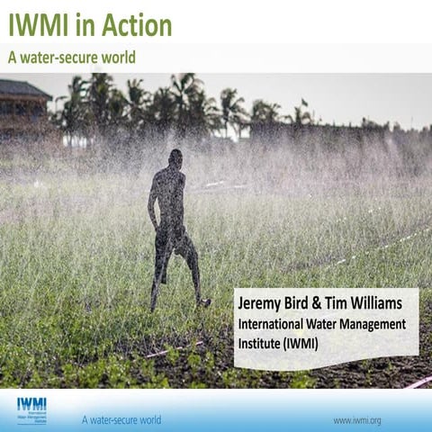 IWMI in Action - A Water Secure World