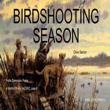 Birdshooting season.pptx