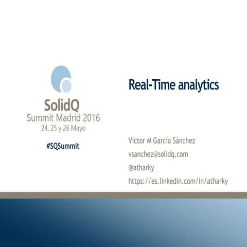 BI real time analytics