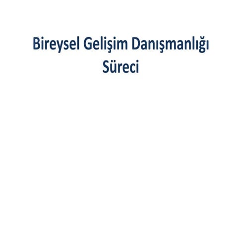 Bireysel gelişim danışmanlığı