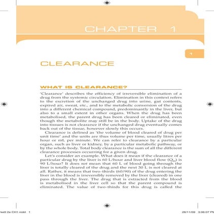 Pocket Guide: Pharmacokinetics Made Easy - sample 