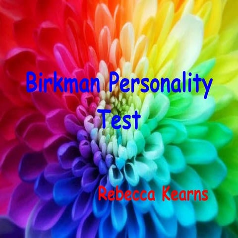 Birkman Personality Test