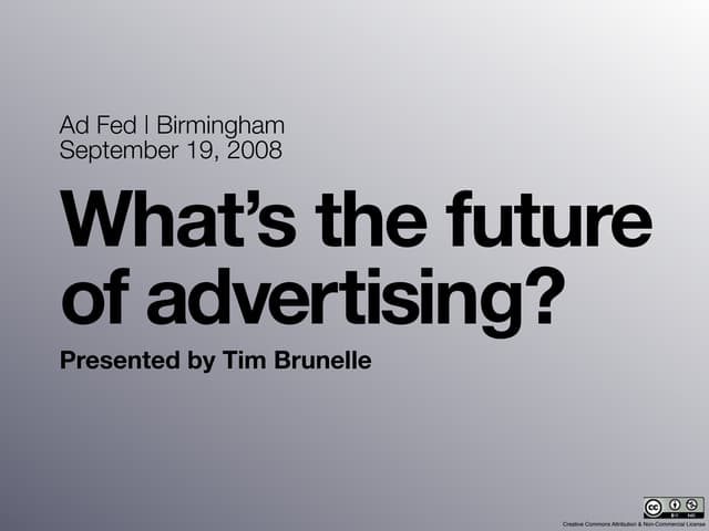 What's The Future of Advertising?