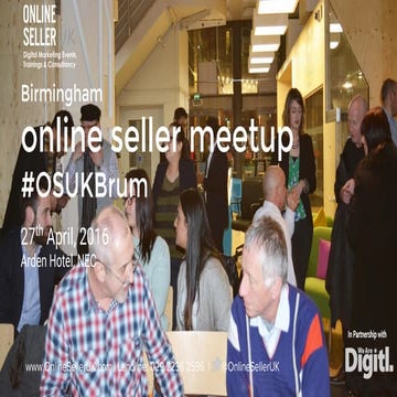Birmingham Online Seller Meetup 27th April, 2016