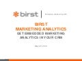 Webinar: Get Embedded Marketing Analytics in your CRM