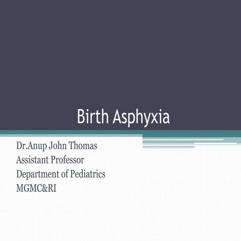Birth asphyxia 2
