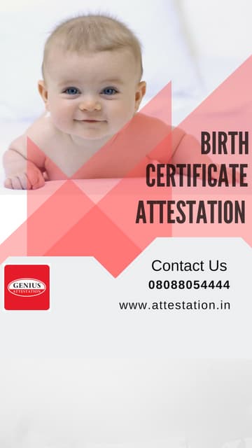 Birth Certificate Attestation pdf Birth Certificate Attestation pdf