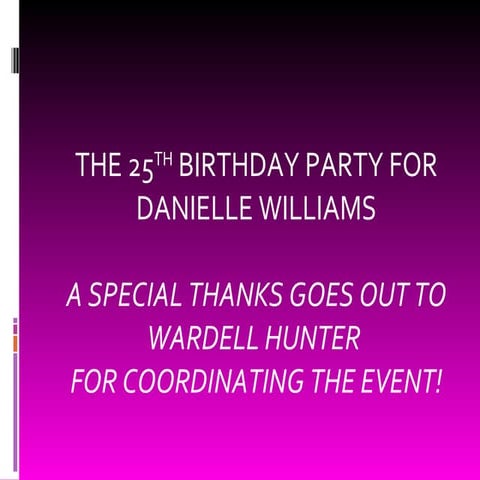 Birthday Bash!