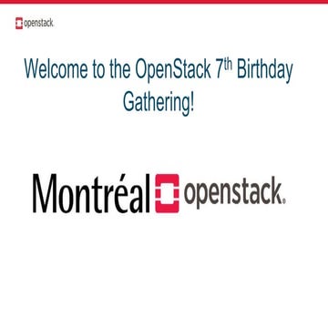 OpenStack 7th Birthday Deck