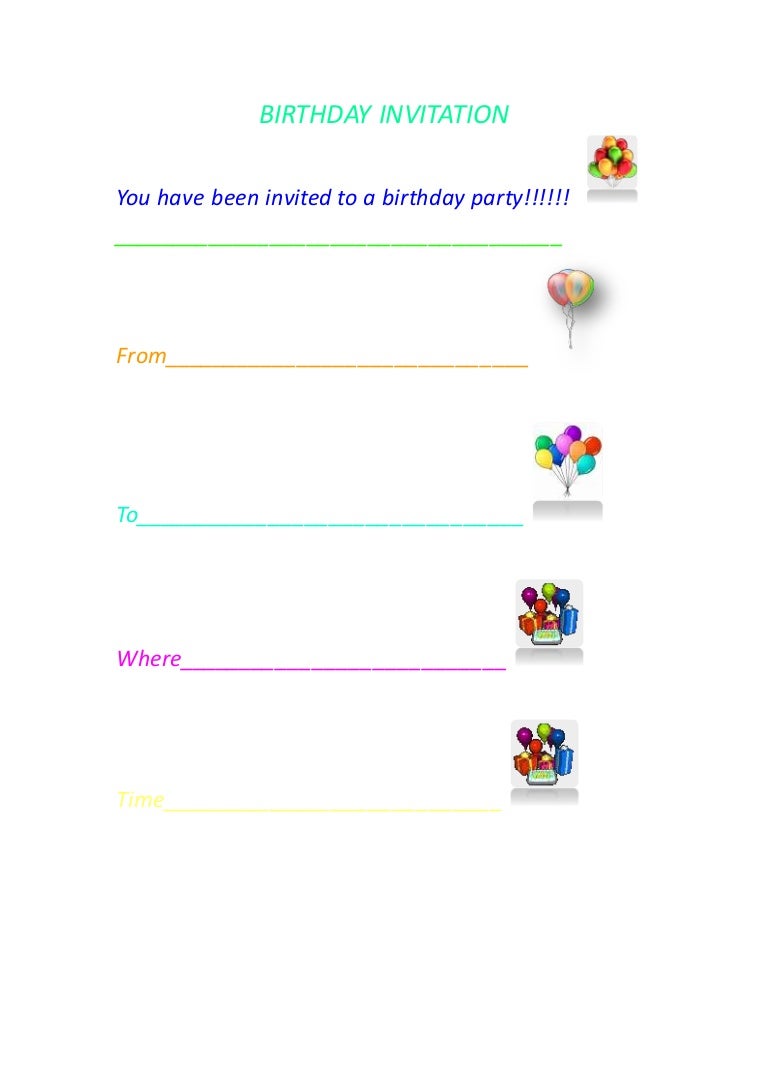 Birthday Invitation