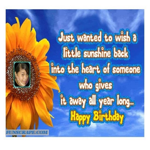 Birthday presentation