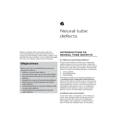 Clinical Features Of Neural Tube Defects | PPT