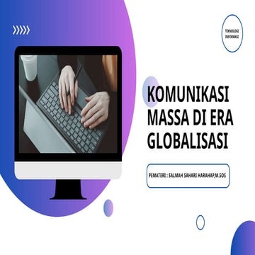 Biru Gradasi Modern Teknologi Informasi Dan Komunikasi Presentasi ...