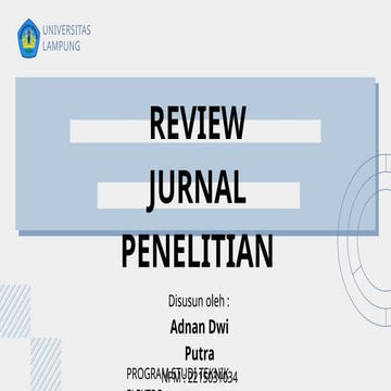 Review Jurnal Penelitian_Mata Kuliah_Kapita Selekta
