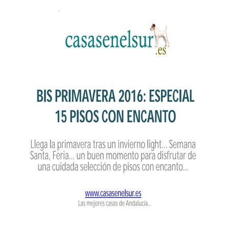 Bis 2016 03 especial 15 pisos con encanto 2