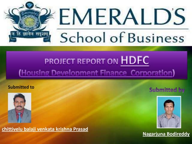 A Brief History of HDFC Bank@Nagarjuna
