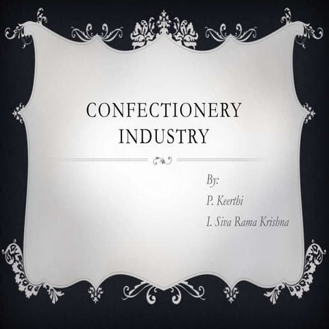 confectionery industry