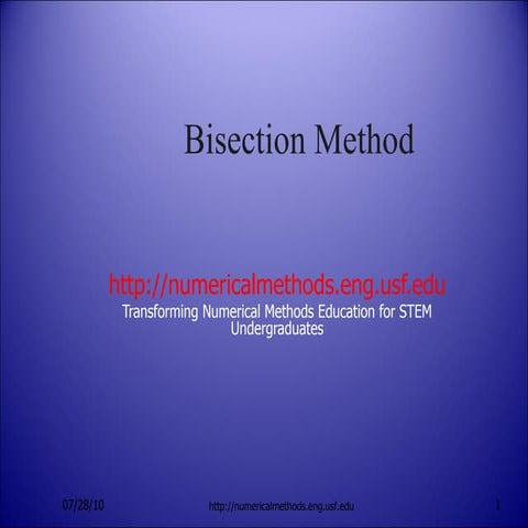 Bisection | PPT