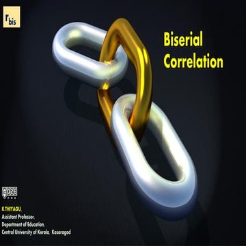 Biserial Correlation - Thiyagu