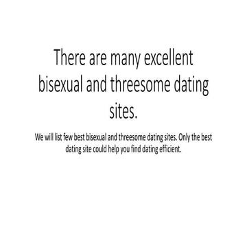 bisexual-and-threesome-dating-sites-pptx