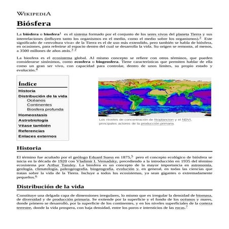 La biosfera | PPTX