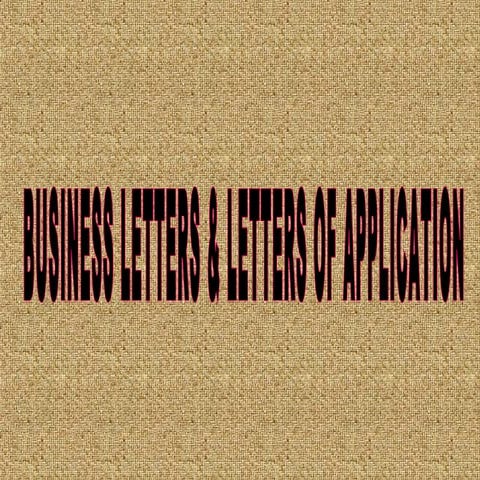 Bussiness Letter (Surat Bisnis)