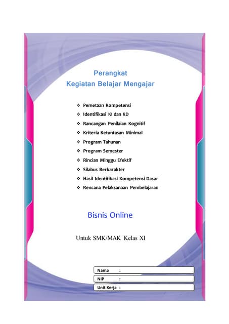 Bisnis Online: KI dan KD untuk Kelas 11