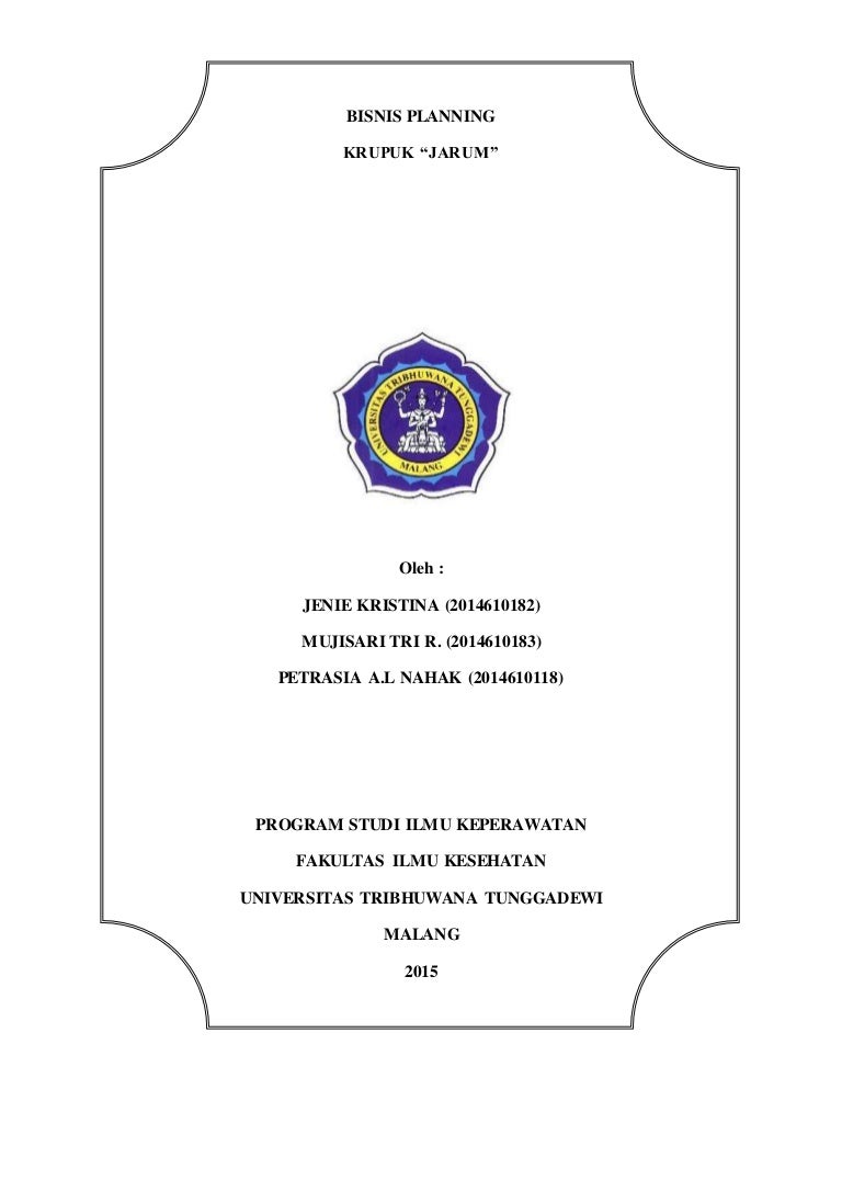 Bisnis Plann Kewirausahaan Revisi 1