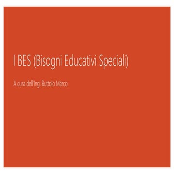 Bisogni educativispeciali