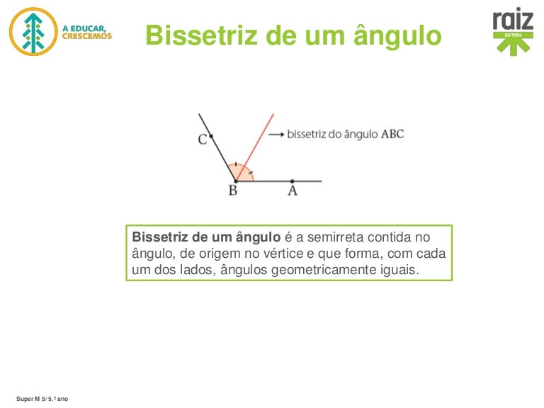Como Calcular A Bissetriz De Um Angulo