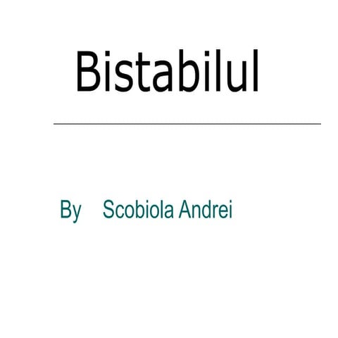 Bistabilul