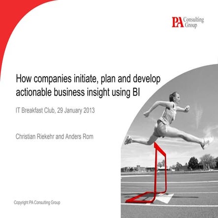 BI survey - it breakfast club - 29 january 2013 ver 2.0