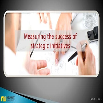 Bit120   m03 l07 - measuring the success of strategic initiatives