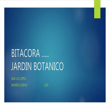 Bitacora biologia