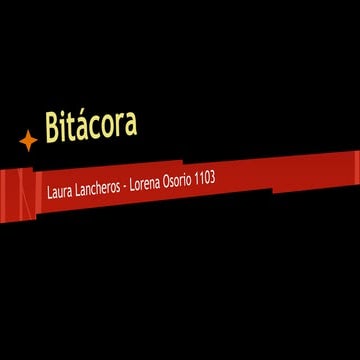 Bitacora