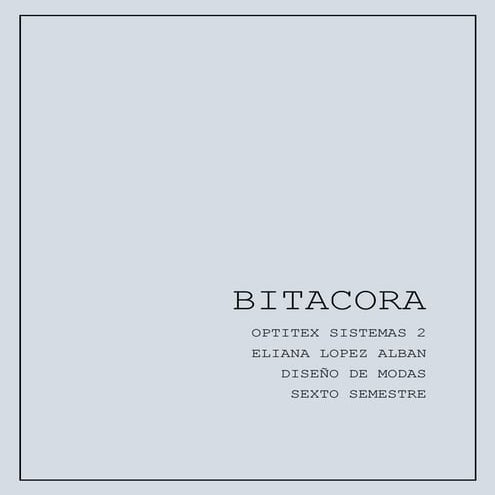 Bitacora eliana lopez