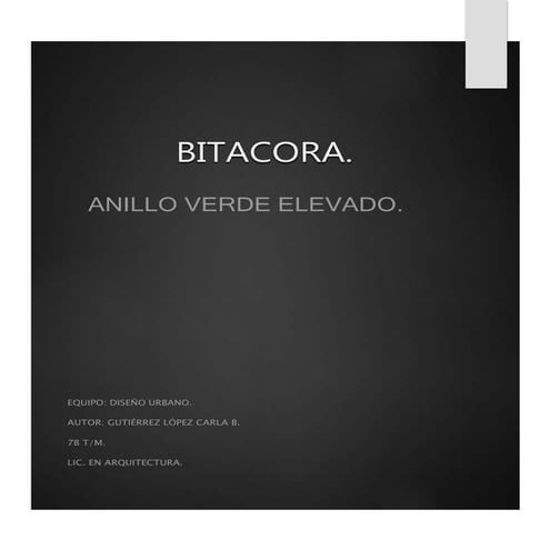 Anillo Verde-Sustentable elevado. Peatonal.